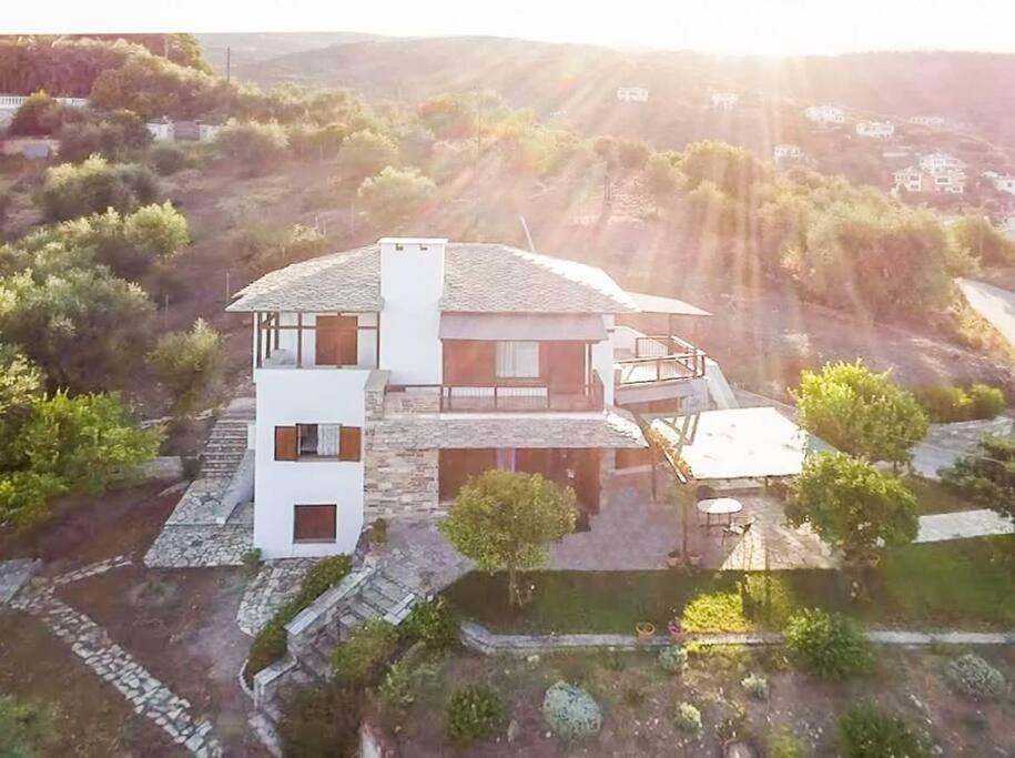 Seaside House With View Over Pagasitikos อาฟิสโซส ภายนอก รูปภาพ